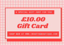 Load image into Gallery viewer, I Woof You Boutique Gift Card - Perfect Pet Lover Surprise
